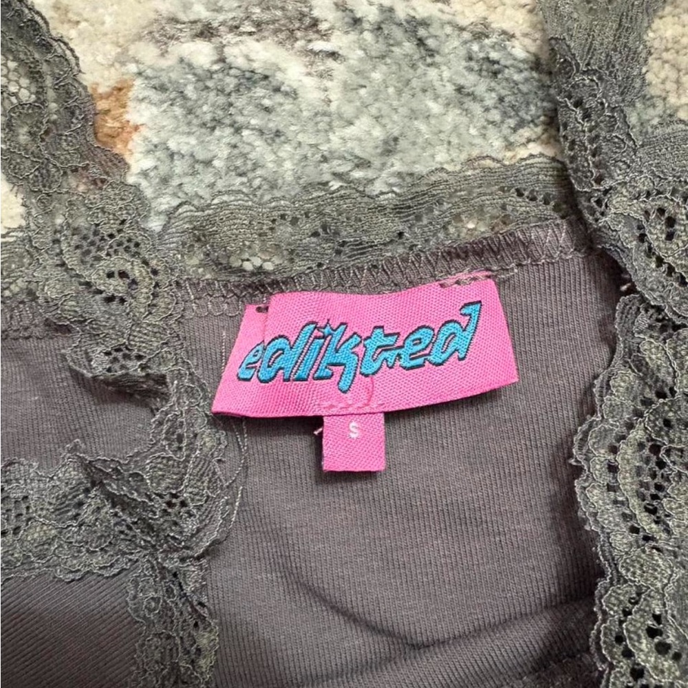 Edikted grey lace tank camisole - Picture 3 of 4